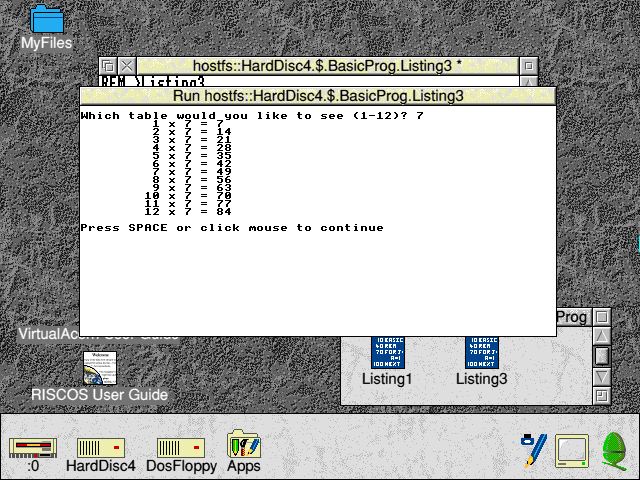 What happens when you run Listing 3
